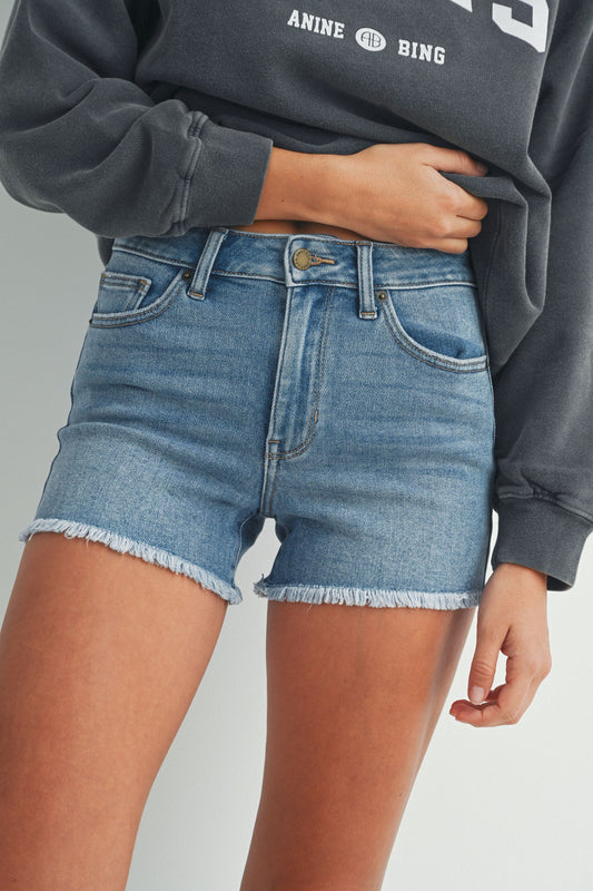 Summer Essentials Denim Shorts in Medium Wash