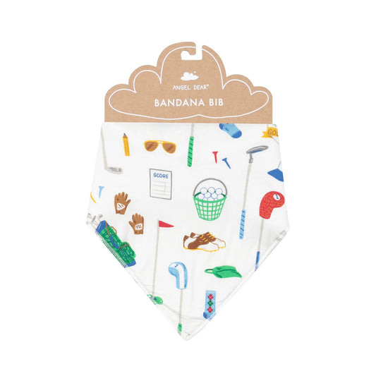 Angel Dear Golf Club White Bandana Bib