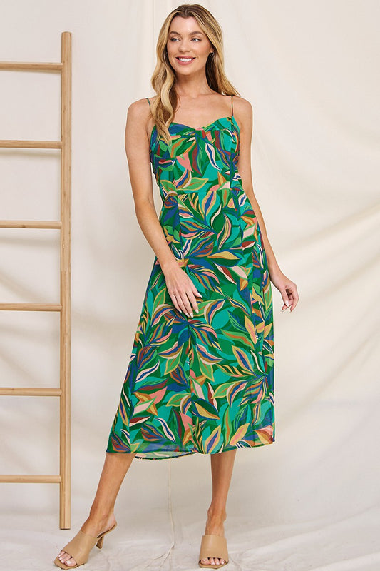 Cancun Midi Dress With Slit