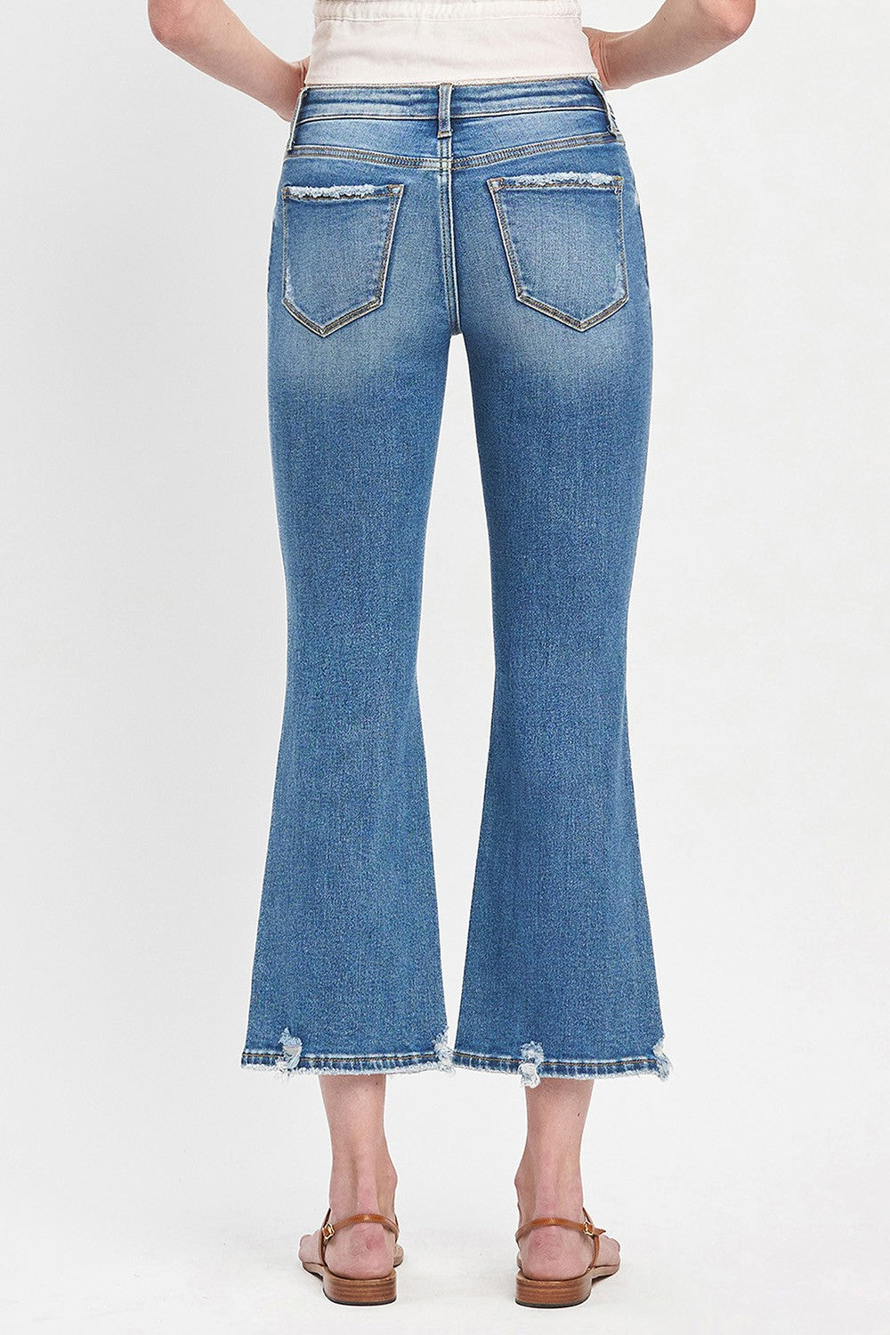 Addison Mid Rise Kick Flare Jeans