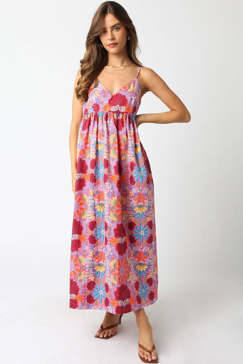 Spring On An Island Maxi Dress