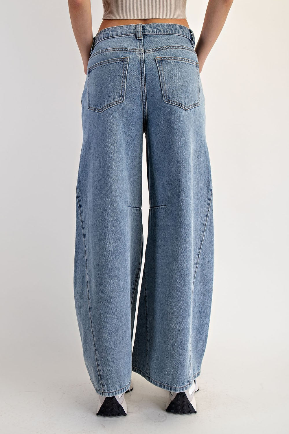 Charlee Wide Leg Barrel Jeans