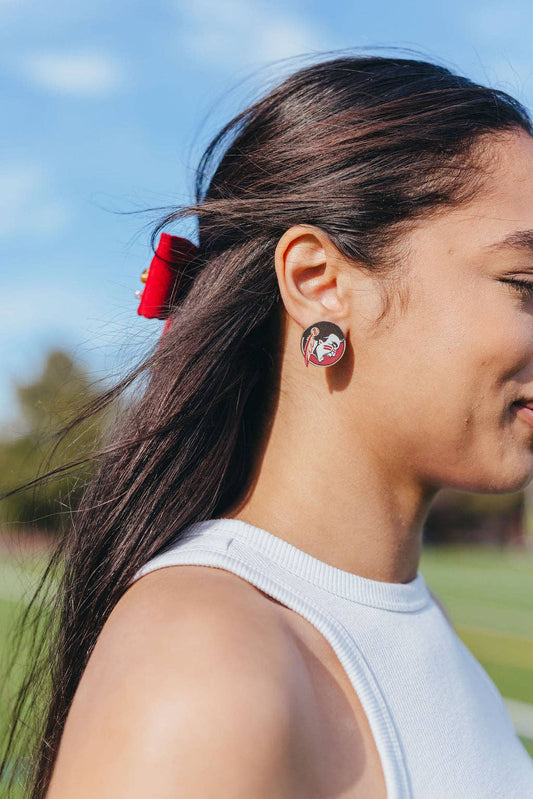 Seminole Logo Stud Earrings
