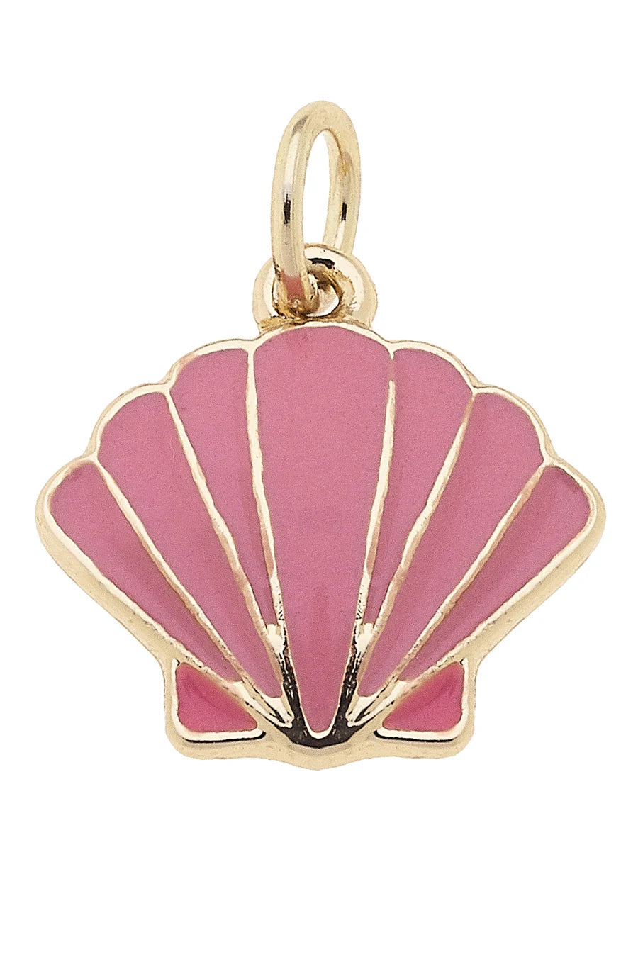 Clamshell Charm In Light Pink