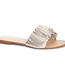 Britta Leather Slide in Gold