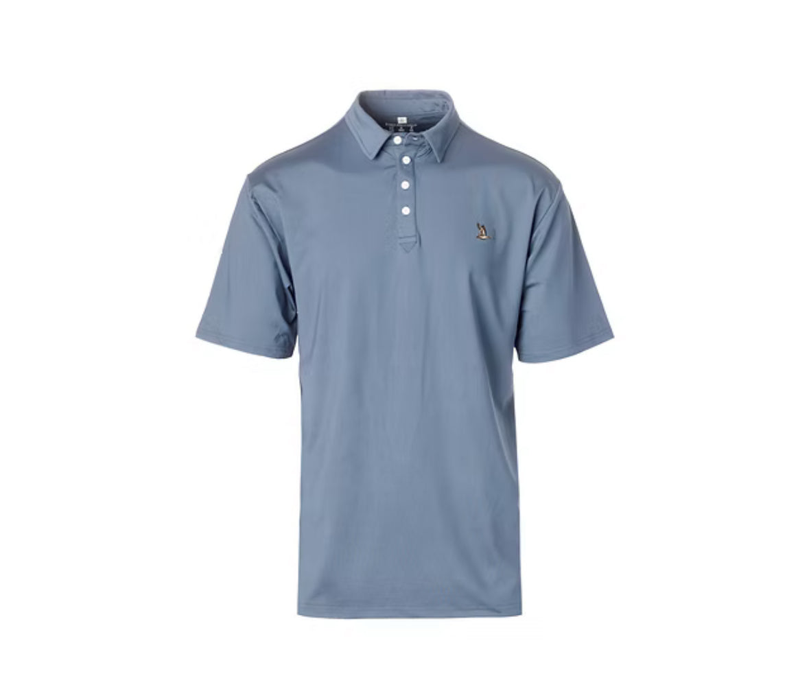Fieldstone Roost Solid Performance Polo in Blue