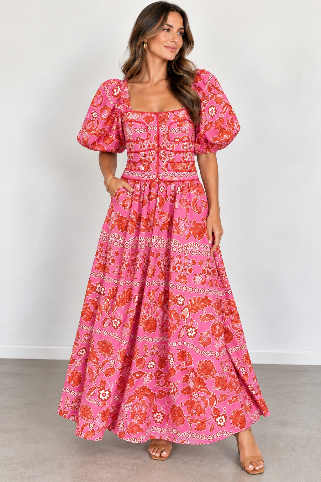 The Magnolia Mae Puff Sleeve Dress