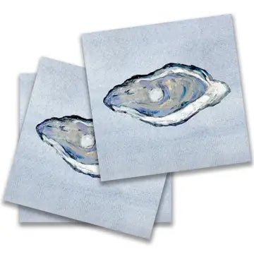 Blue Oyster Cocktail Napkins