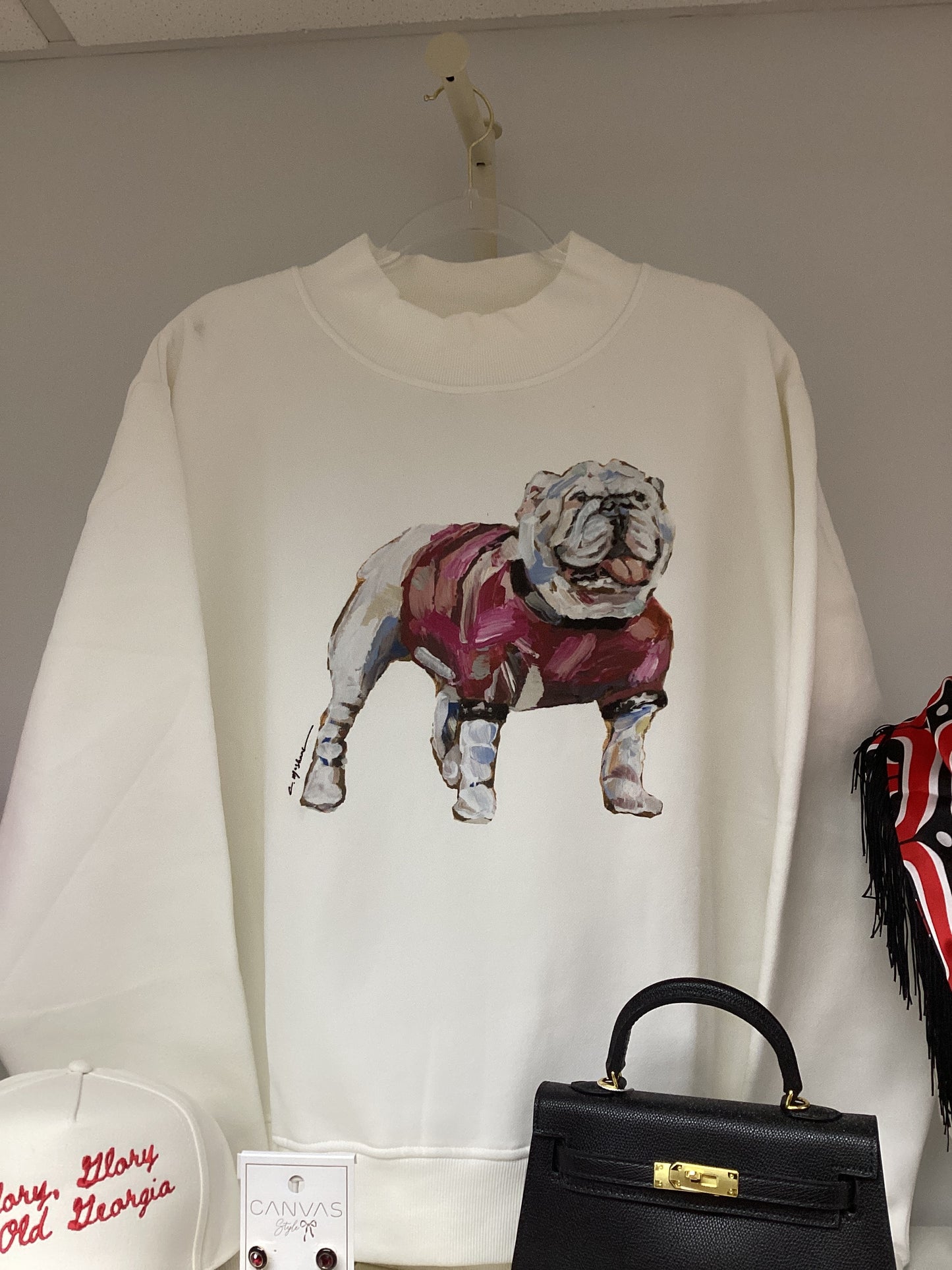 UGA Bulldog Mockneck