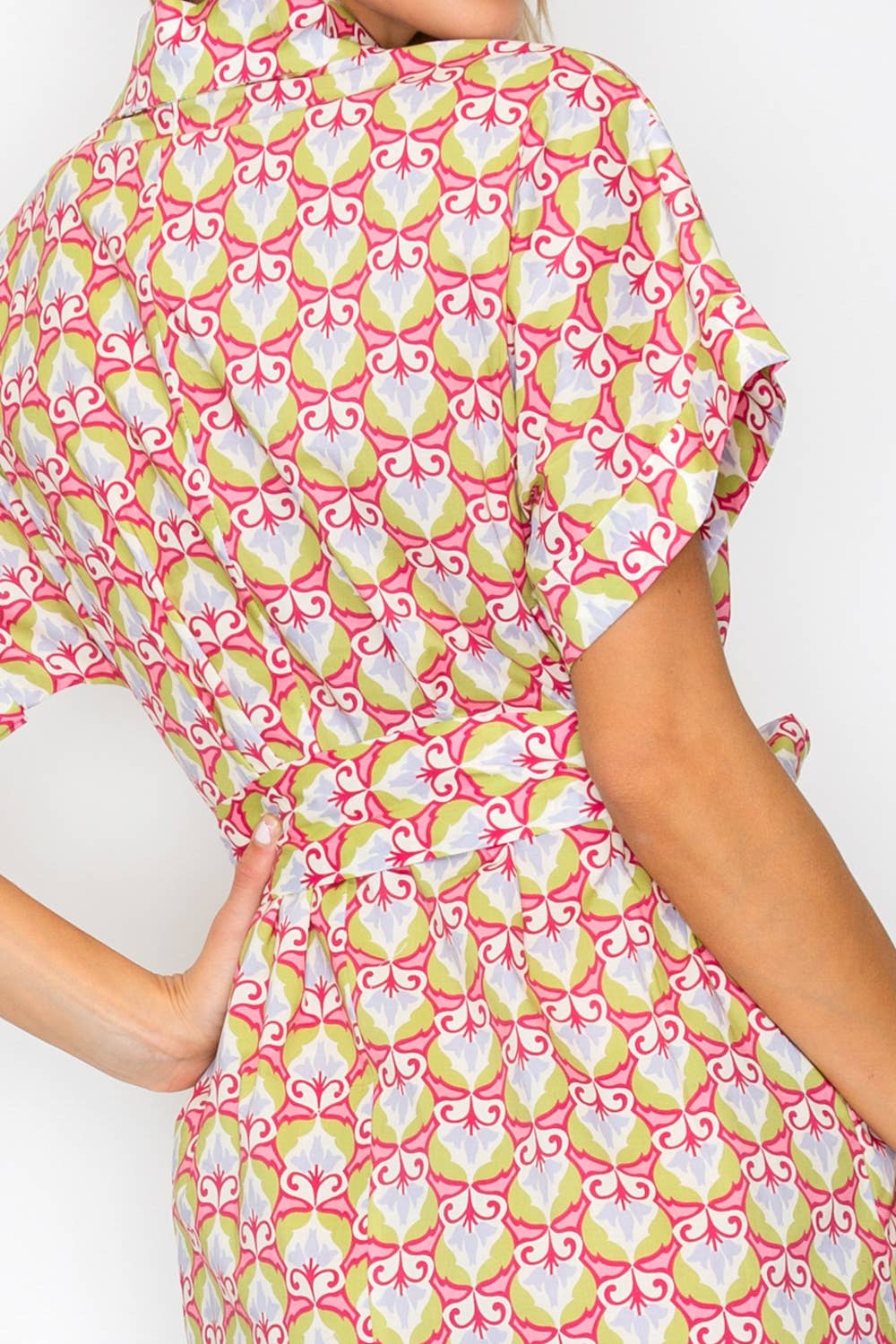 Mythic Petals Shirt Dress