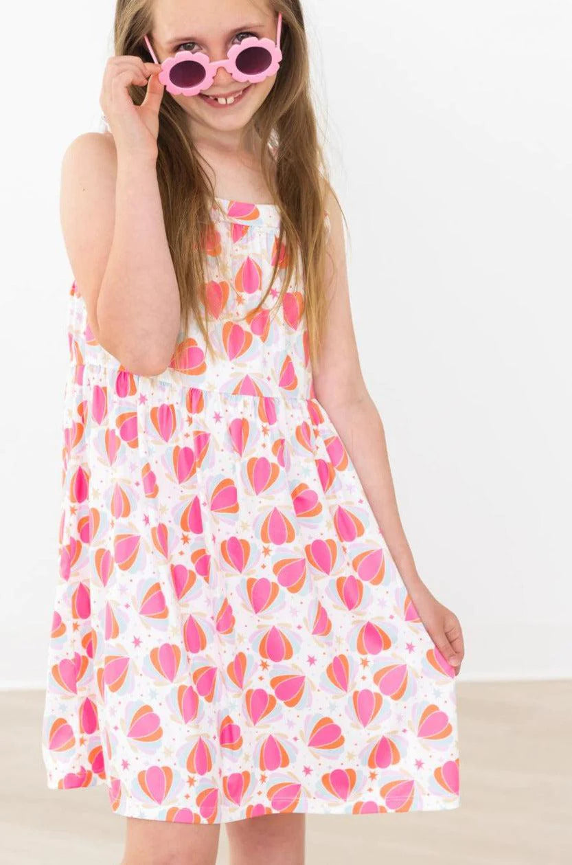 Mila and Rose Let’s Take A Shelfie Ruffle Cross Back Dress