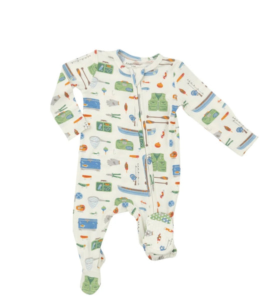 Angel Dear Fishing Tools 2 Way Zipper Footie