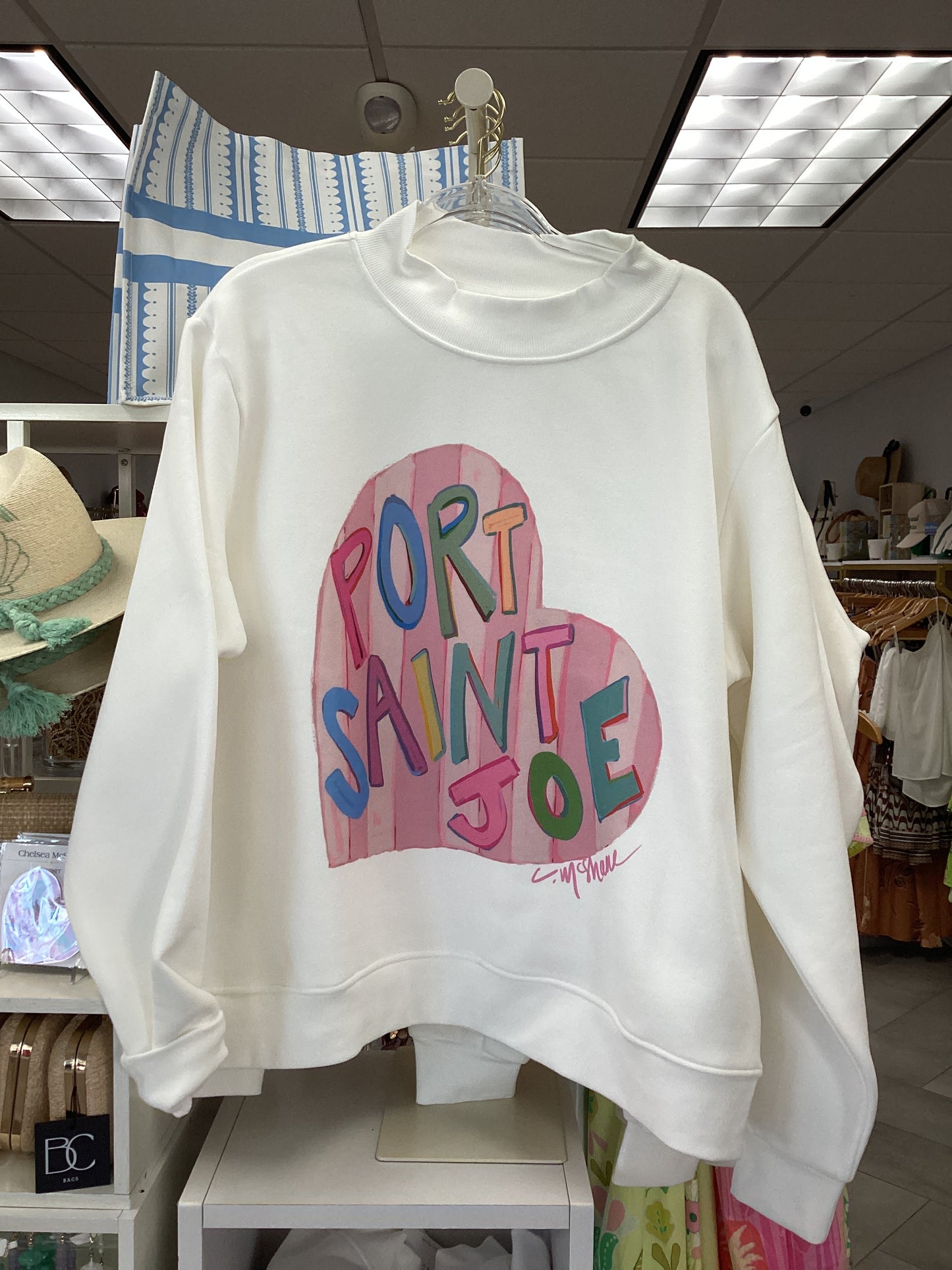 "Port St. Joe Love" Mock Neck