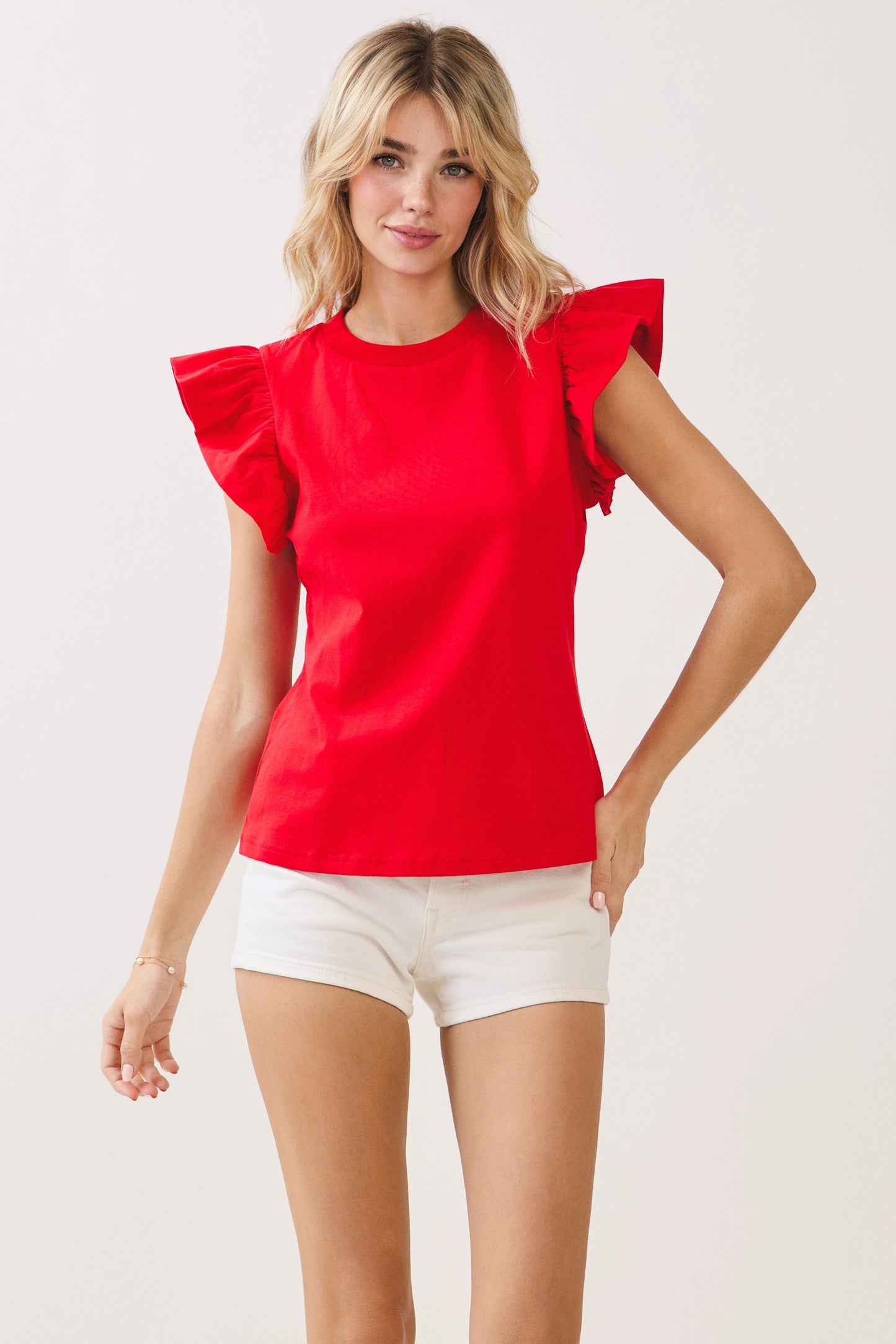 Abby Top In Red