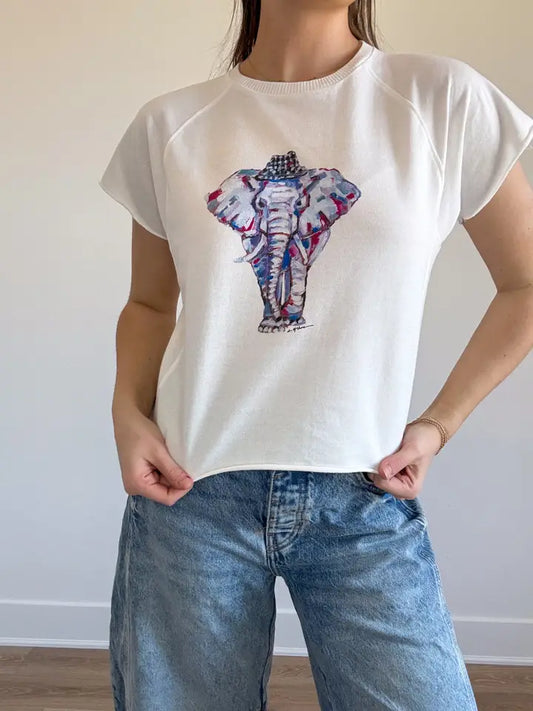 Chelsea McShane Alabama Elephant Edgy Shirt
