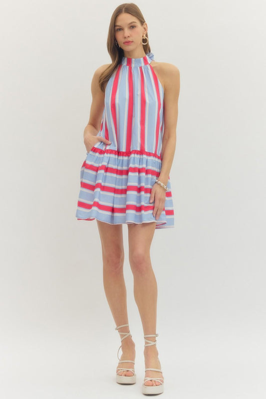 Americana Stripe Dress