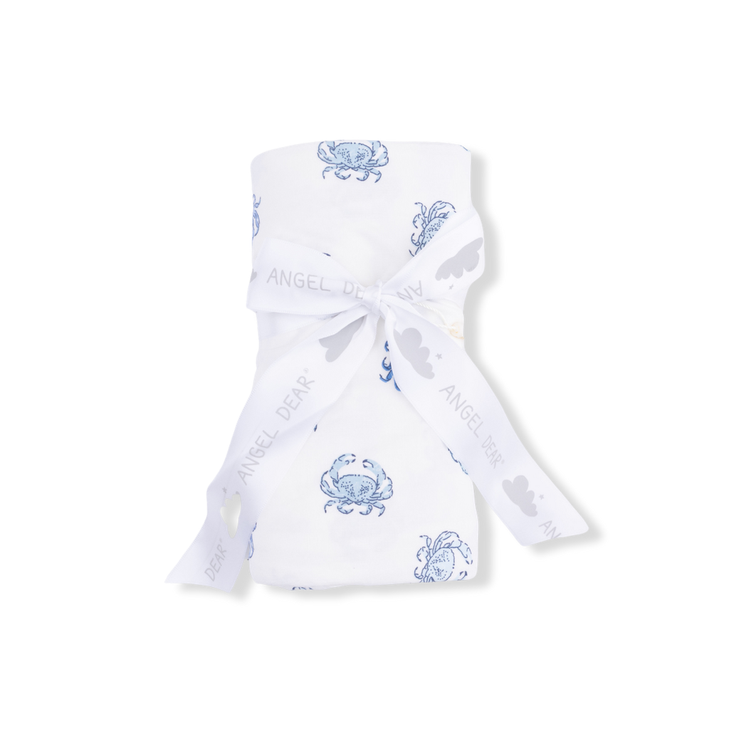 Angel Dear Blue Crab Swaddle Blanket