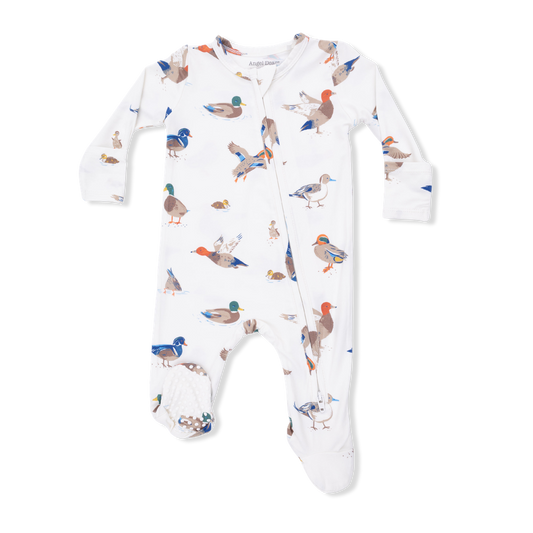 Angel Dear Ducks Zipper Footie