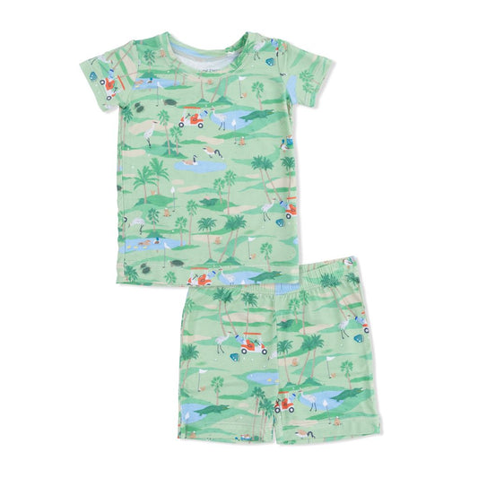 Angel Dear Golf Oasis Animals Loungewear Short Set
