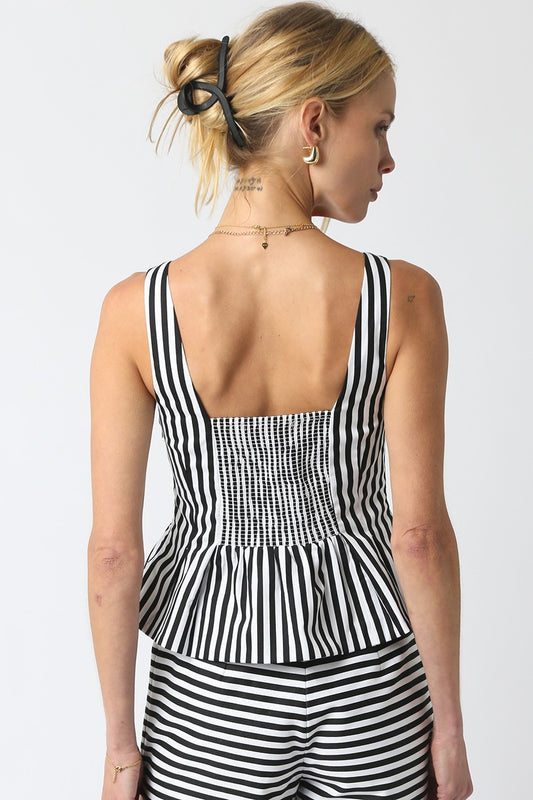 Anna Stripe Short Set