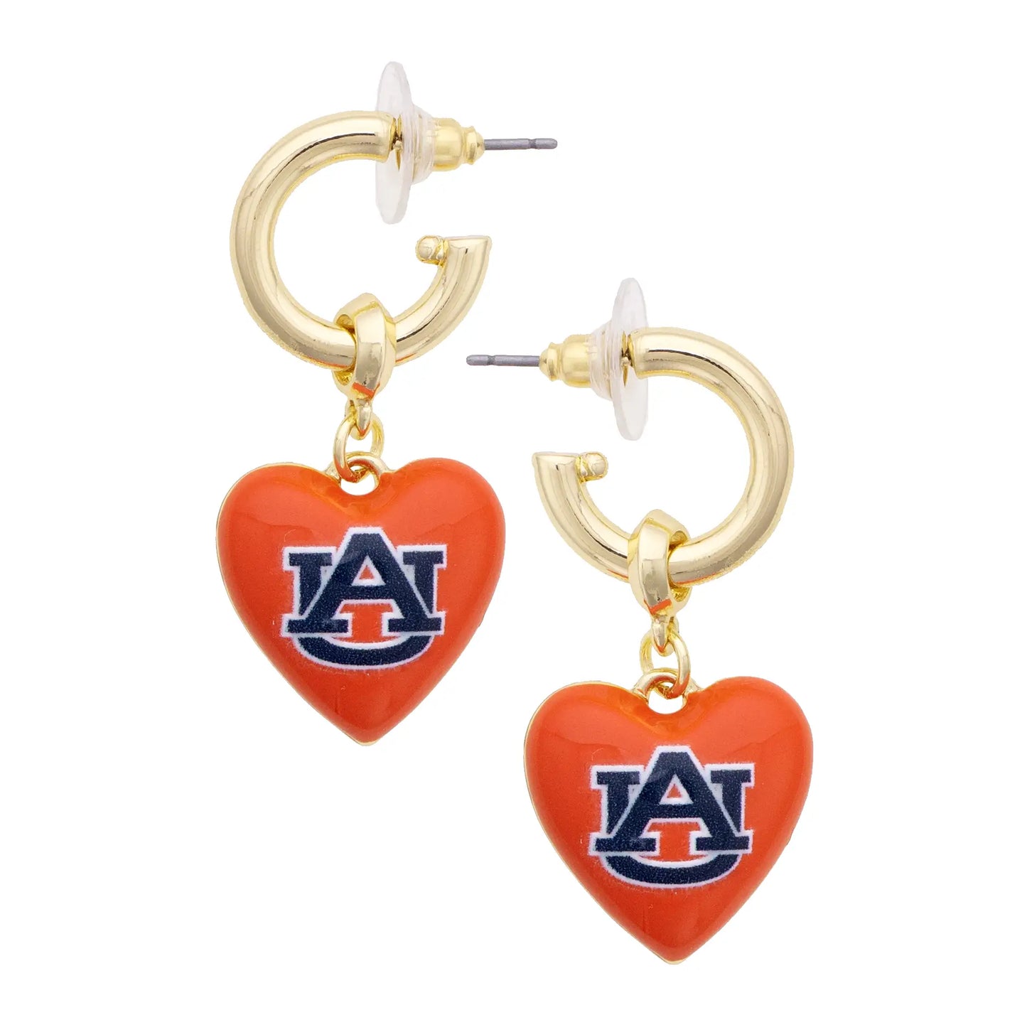 Auburn Tigers Enamel Drop Earrings