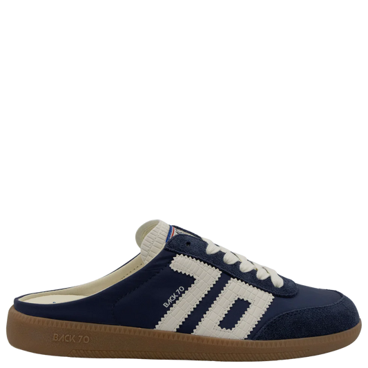 Back 70 Easter In Navy Backless Sneaker