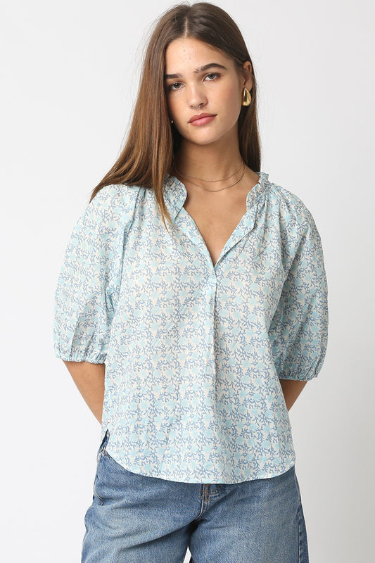 Blues In Bloom Alena Top