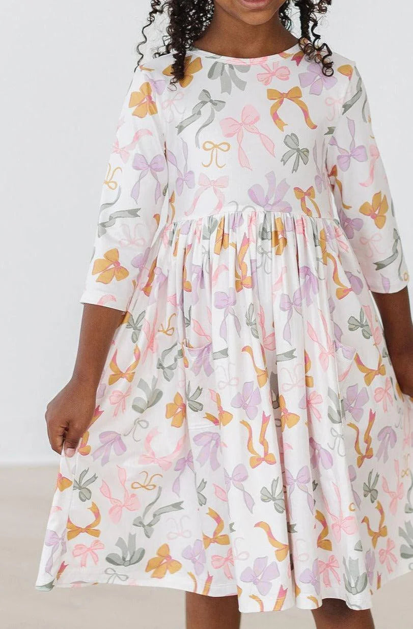Mila Rose Boho Bows Twirl Dress
