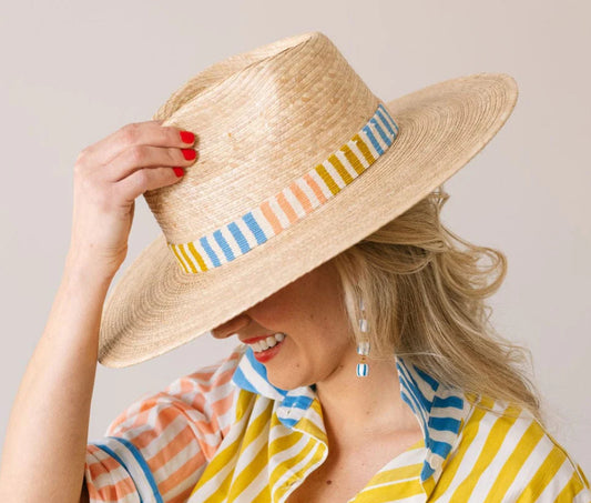 Sunshine Tienda Colorful Daydreamer Palm Hat