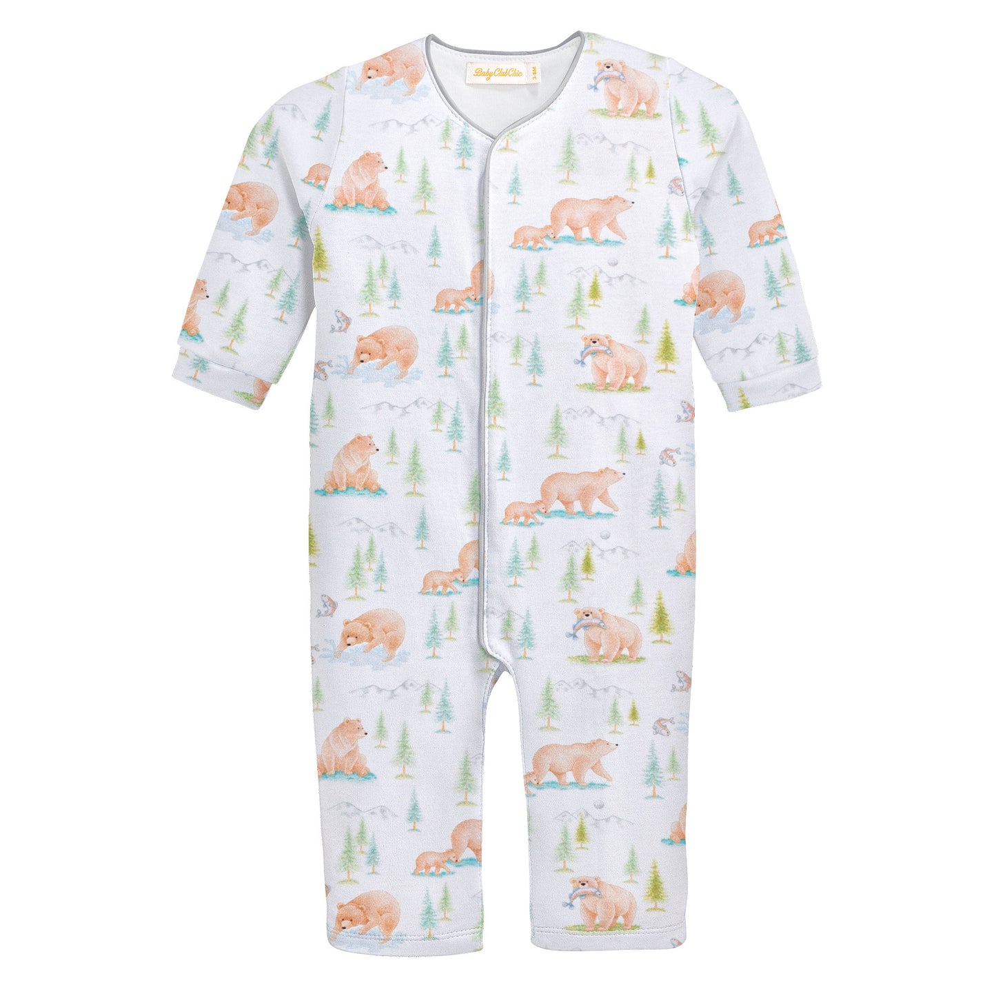 Baby Chic Woodland Bears Coverall