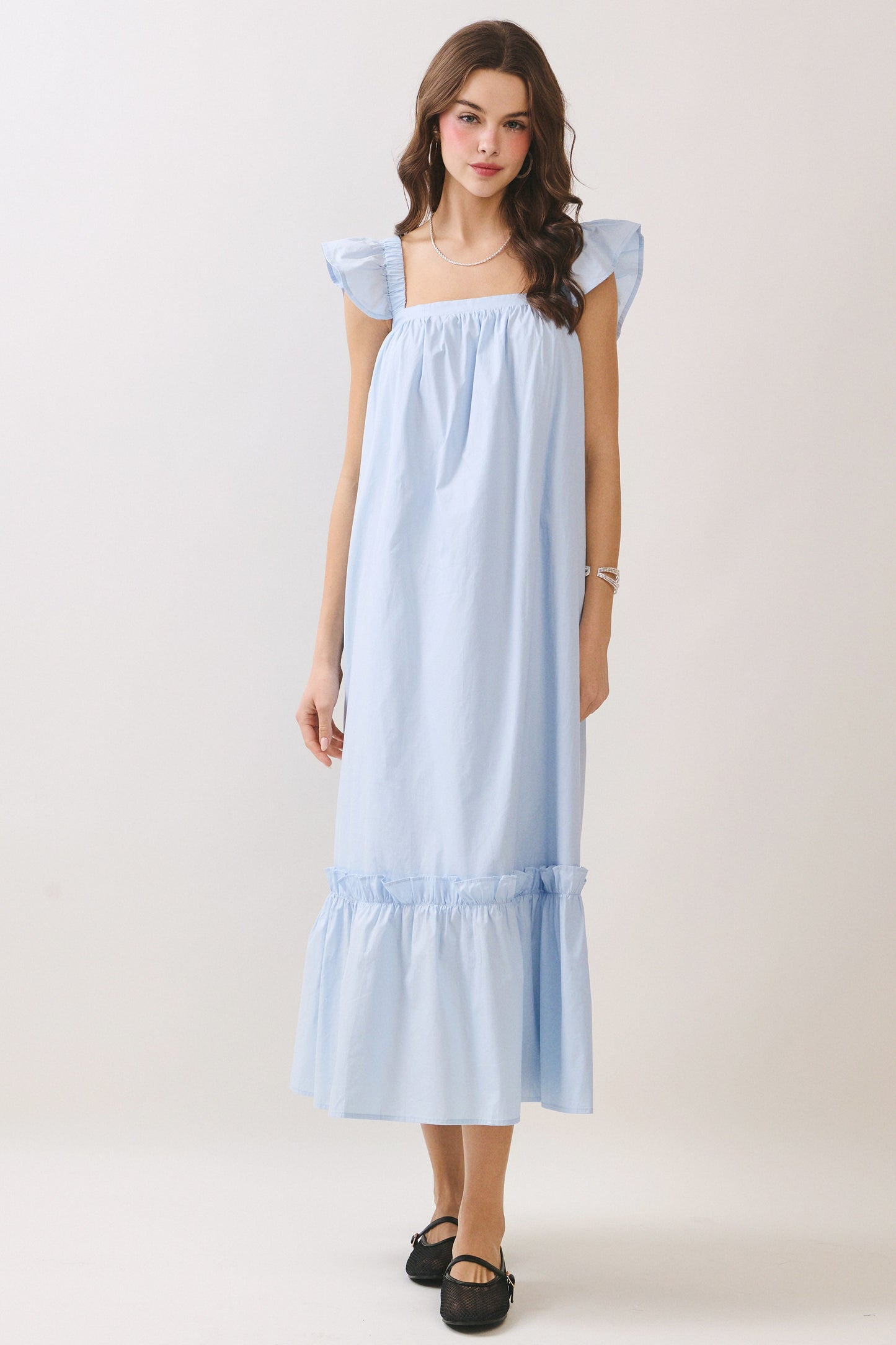 Caroline Maxi In Baby Blue