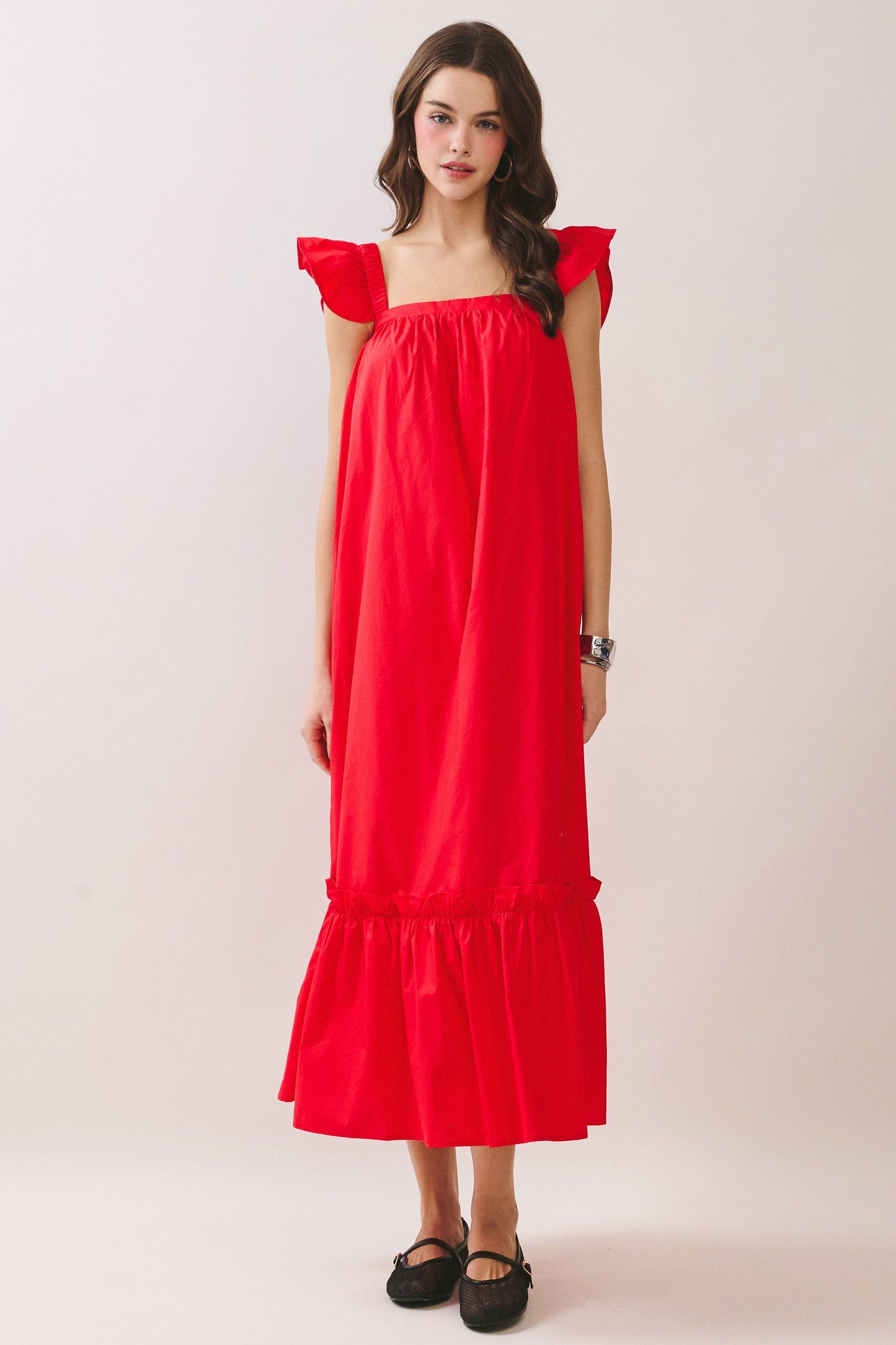Caroline Maxi In Red