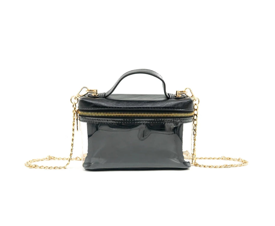 Clear Black Game Day Bag