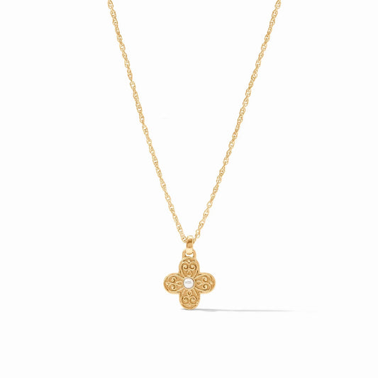 Julie Vos Malta Corinth Delicate Necklace Pearl