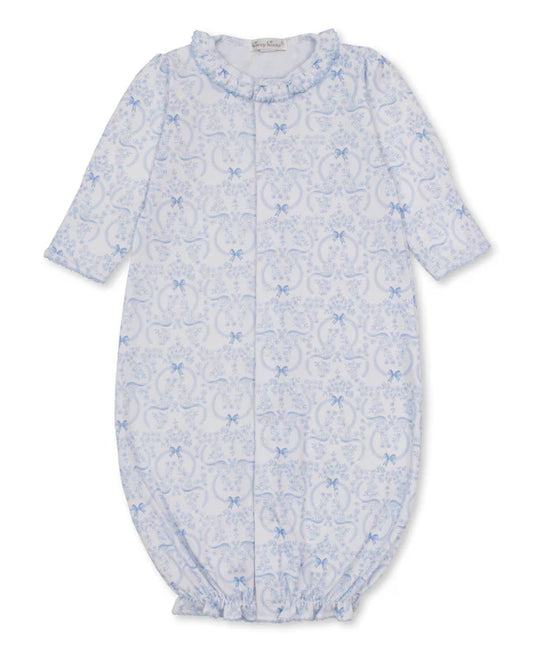 Kissy Kissy Delicate Blooming Bows Blue Convertible Gown In Blue