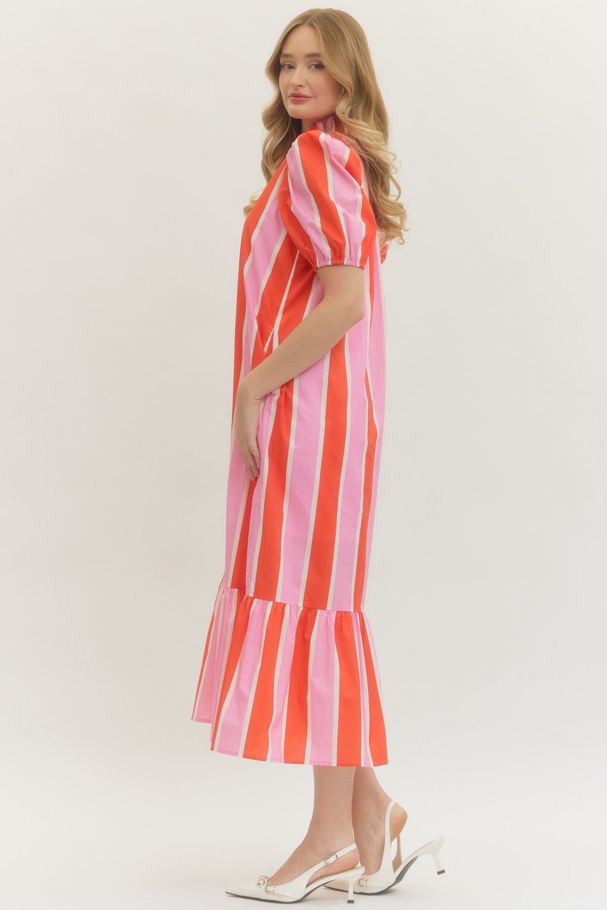 Sunset Stripes Maxi Dress