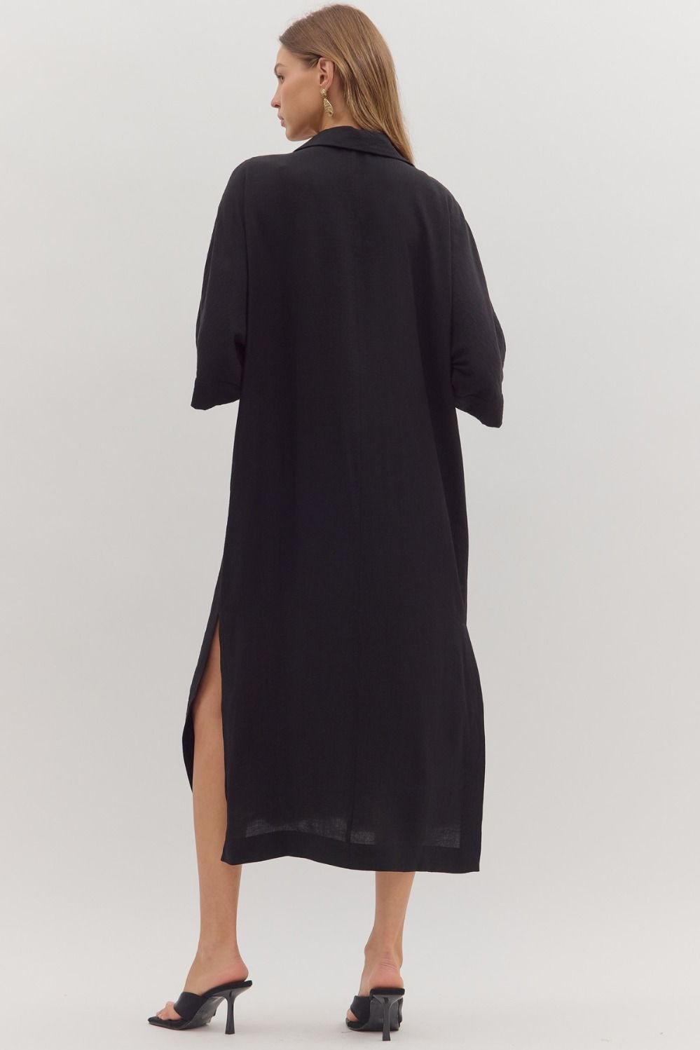 Easy Breezy Midi In Black