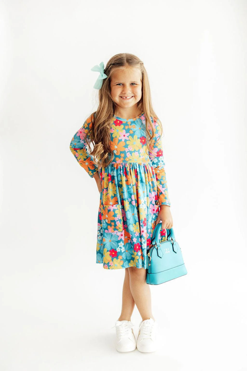 Mila & Rose Flower Child Pocket Twirl Dress
