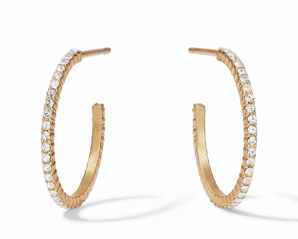Julie Vos Windsor Hoop In Cubic Zirconia