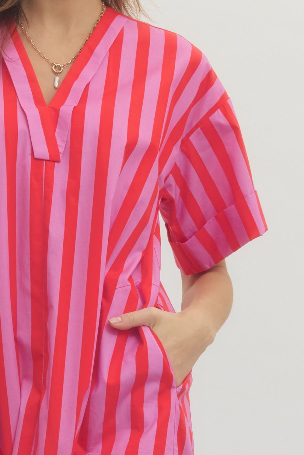 Fun Stripes Midi Dress
