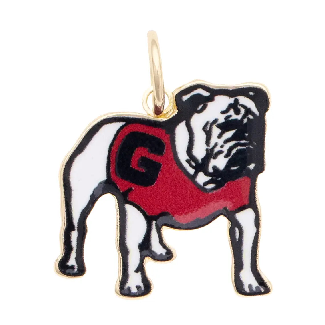 Georgia Bulldogs Enamel Mascot Charm
