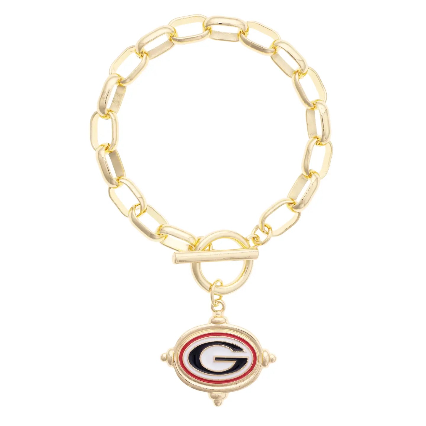 Georgia Bulldogs Logo Intaglio Bracelet