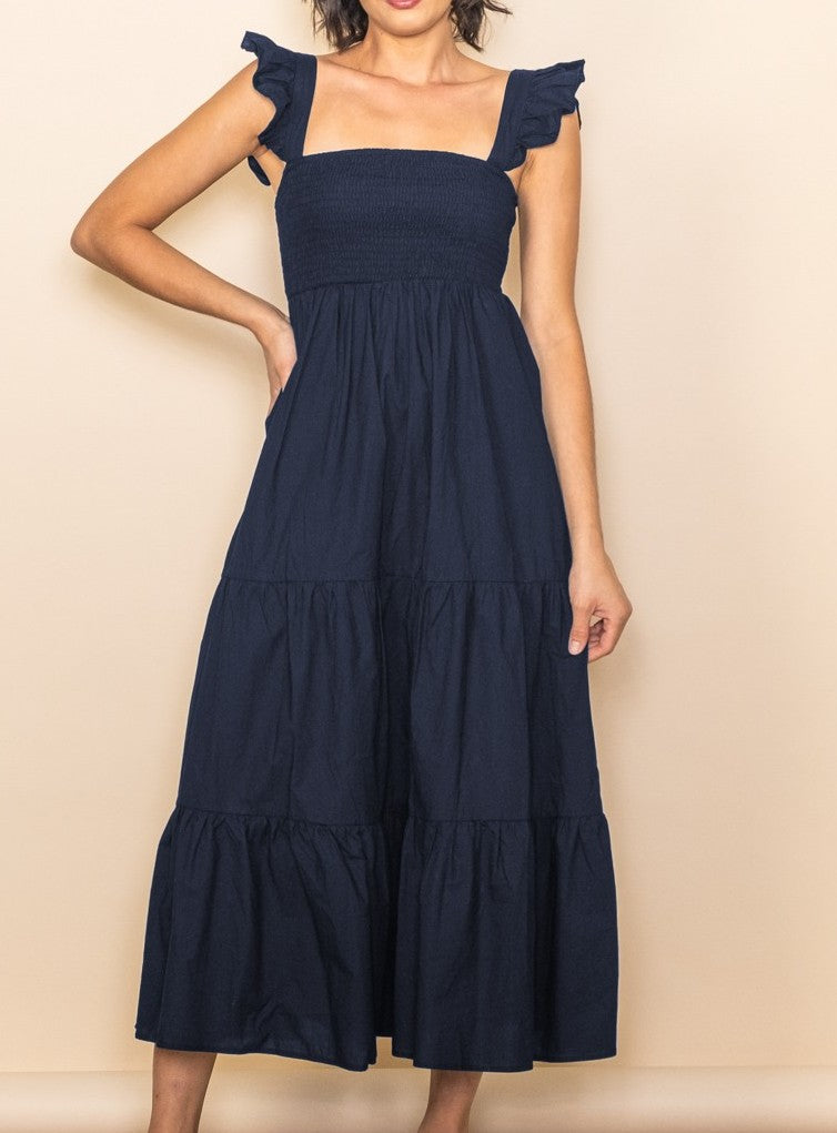 Grace Maxi Dress in Navy