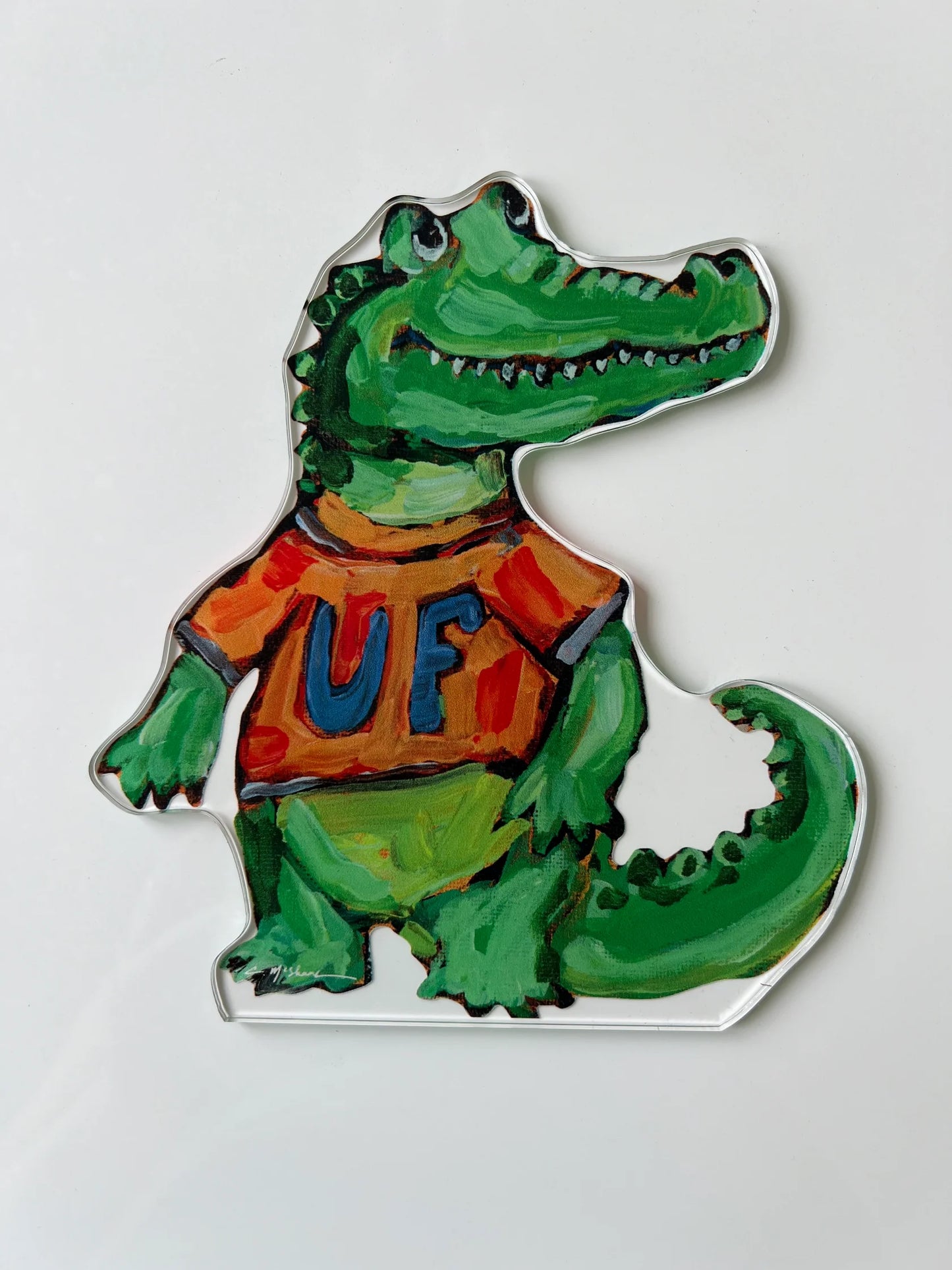 Chelsea McShane Art Florida Gators Acrylic Shelfie Small
