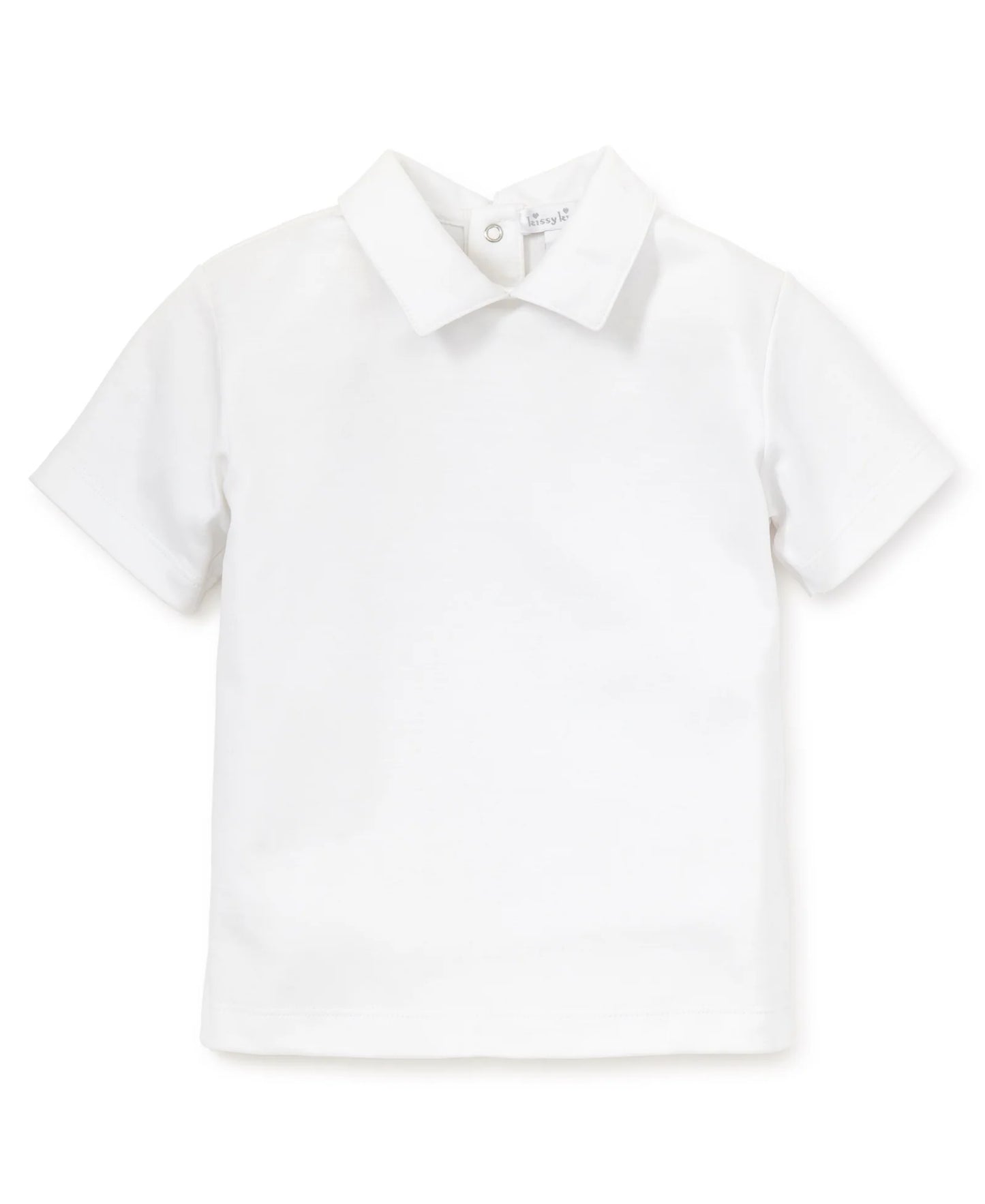 Kissy Kissy Basic White Tee 2T