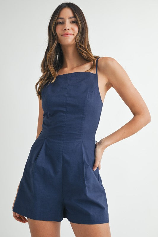 Ready For Summer Navy Romper