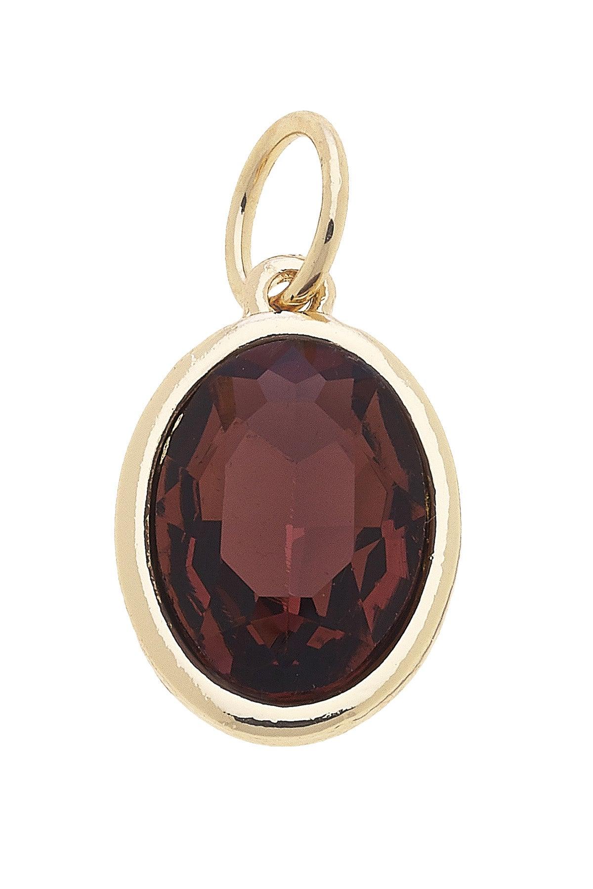 February Birth Stone Charm