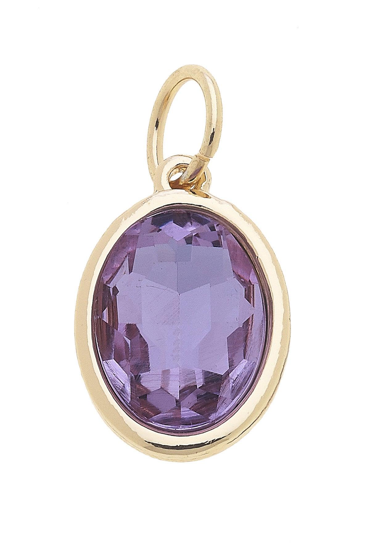 June Birth Stone Charm