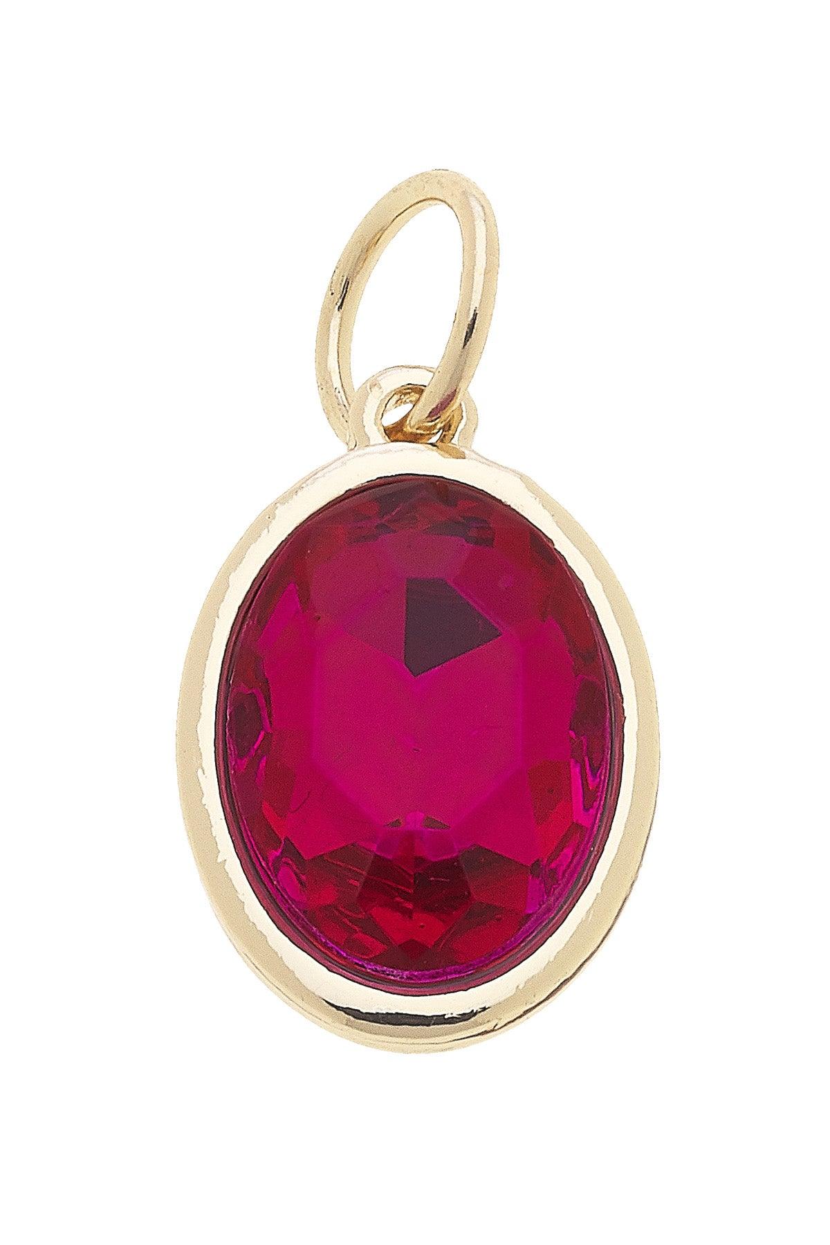 July Birth Stone Charm