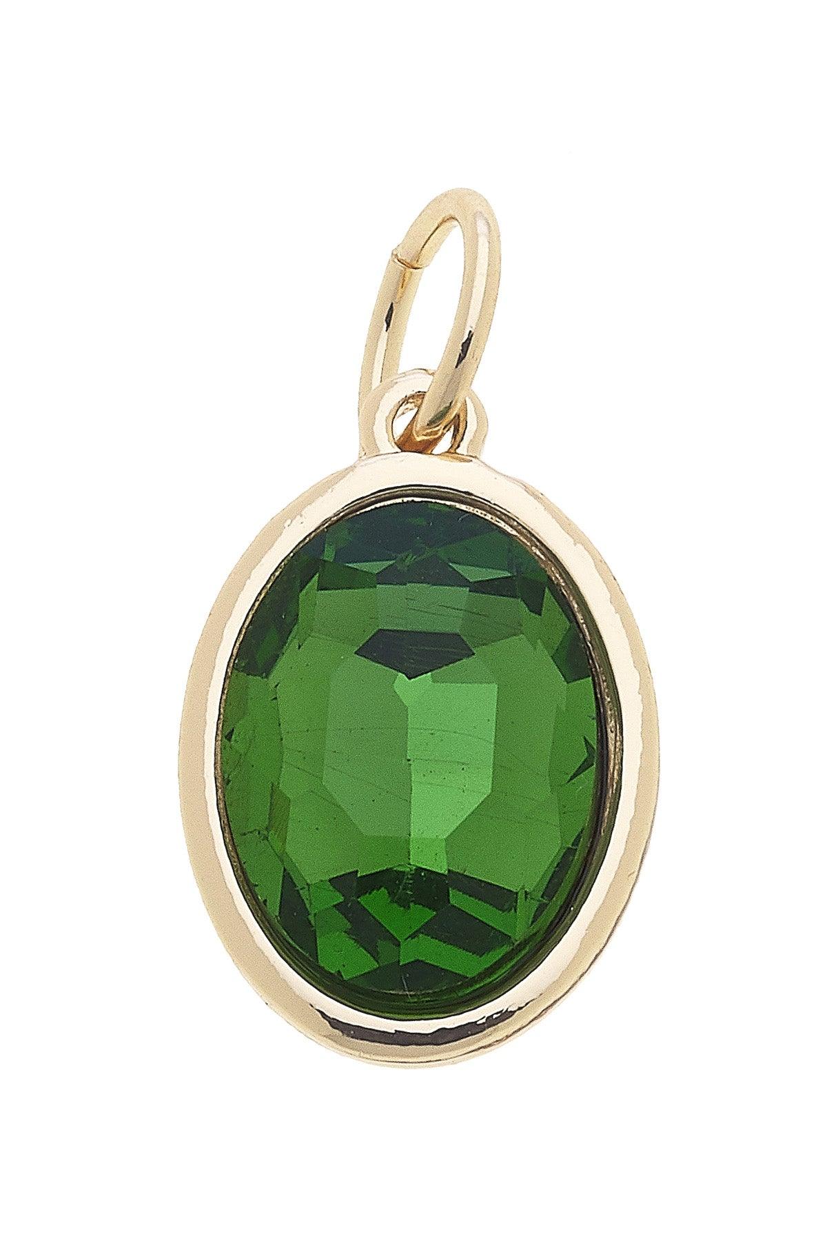 August Birth Stone Charm
